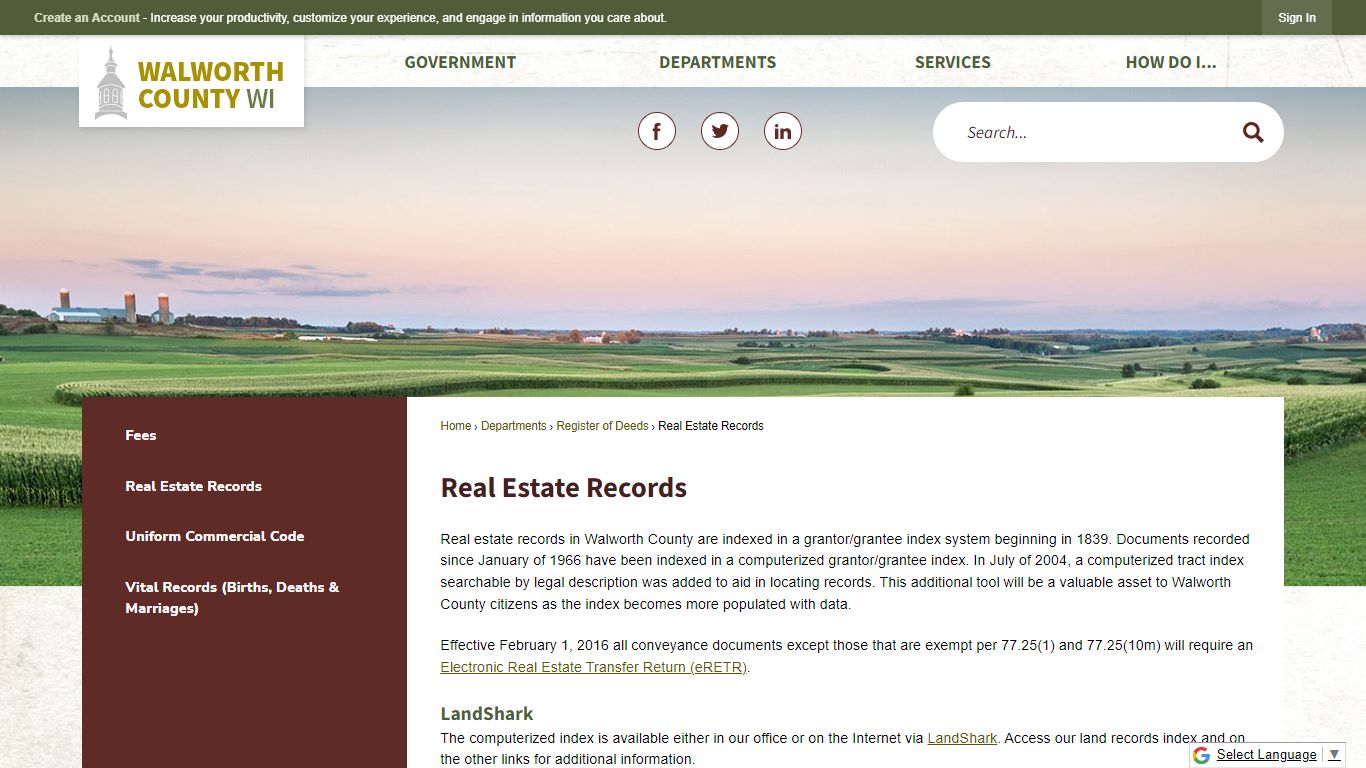 Real Estate Records | Walworth County, WI